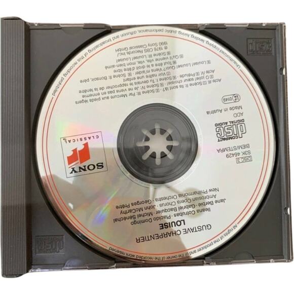 Charpentier: Louise/Prêtre, Cotrubas, Domingo - 3 CD Box Set MINT 1990 Sony Clas - Picture 5 of 10